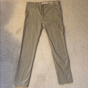 H&M khaki skinny chino pants